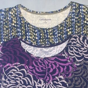 Two long sleeve shirts size large